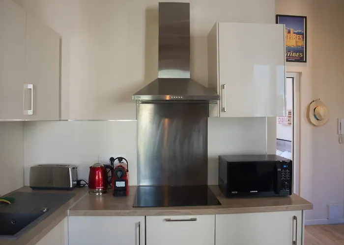 公寓 Bright 1br In The Heart Of Old Place Nationale 昂蒂布